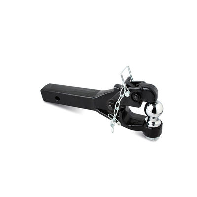 Pintle Hooks: 1.75"-2.31" Balls, 2k-12k LBS, Black Coat for Camping/Cargo/Engineering