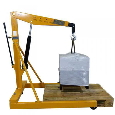 Sola bomba resistente 1 Ton Foldable Shop Crane hidráulico