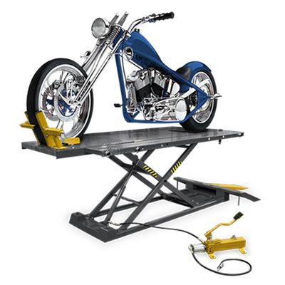 Scissor la tabla de elevación hidráulica eléctrica de la motocicleta 1500lbs