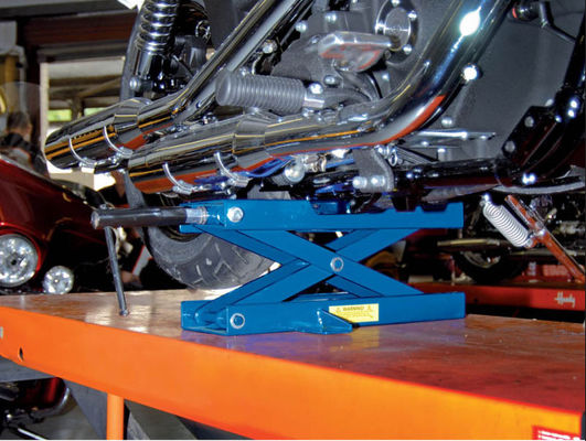 Soporte del banco de trabajo de la elevación hidráulica de la moto del marco 500KG de X