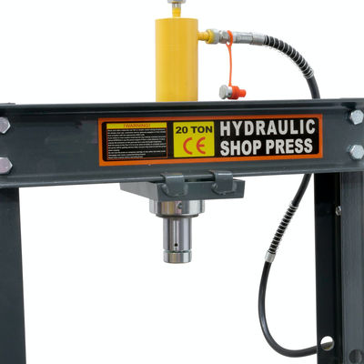 Cilindro industrial 20 hidráulicos Ton Shop Press With Gauge del movimiento de 120m m