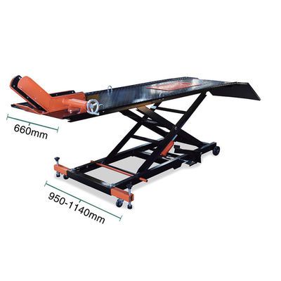 1000LB Moto Lift: Extra-Long Ramp, 450kg Capacity for Repair/Clubs/Racing/Modification