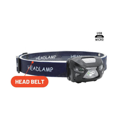 230lm Motion Sensor Headlamp (Red LED/Strobe) – for Hiking, Camping, DIY, Emergencies